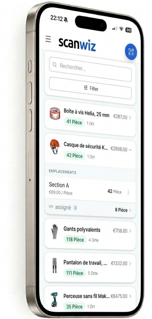 Scanwiz Mobile Screen Articles en stock