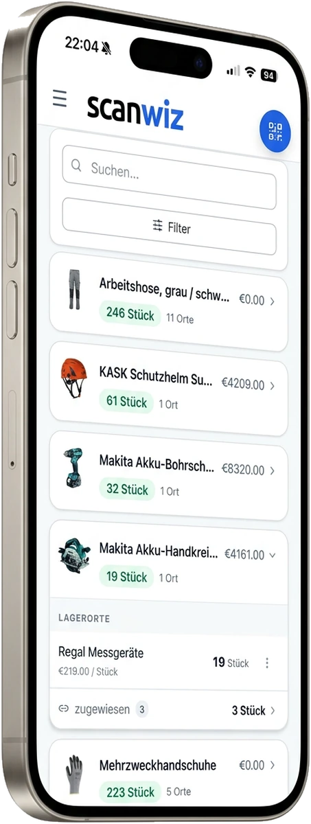 Dieselben Daten – einmal getippt, einmal gefragt